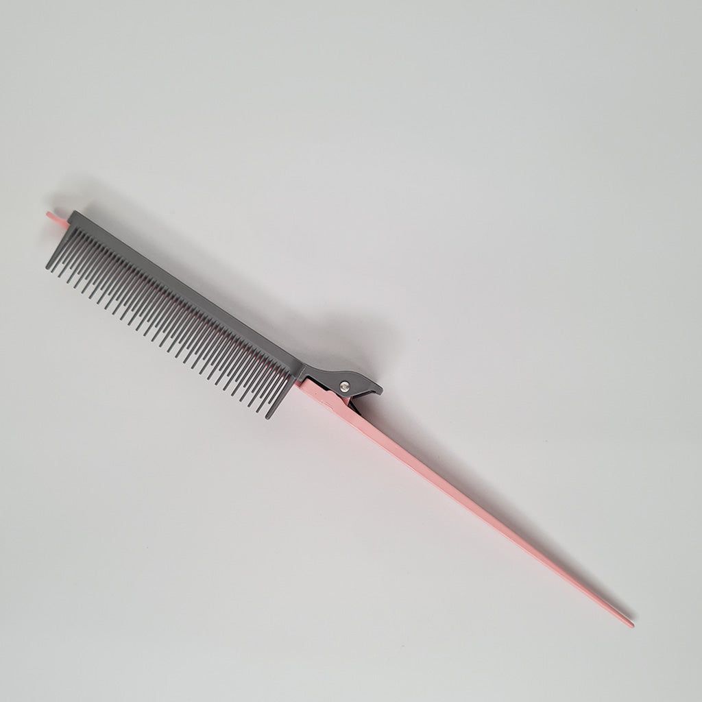 Hashtaghairkit pink and grey clipcomb