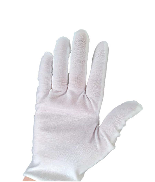 hashtaghairkit white cotton gloves