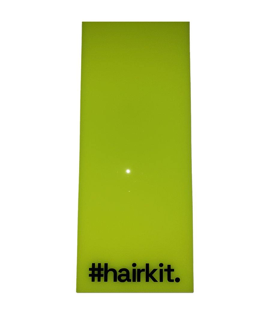 Fluorescent yellow hashtaghairkit Hairdressing balayage board